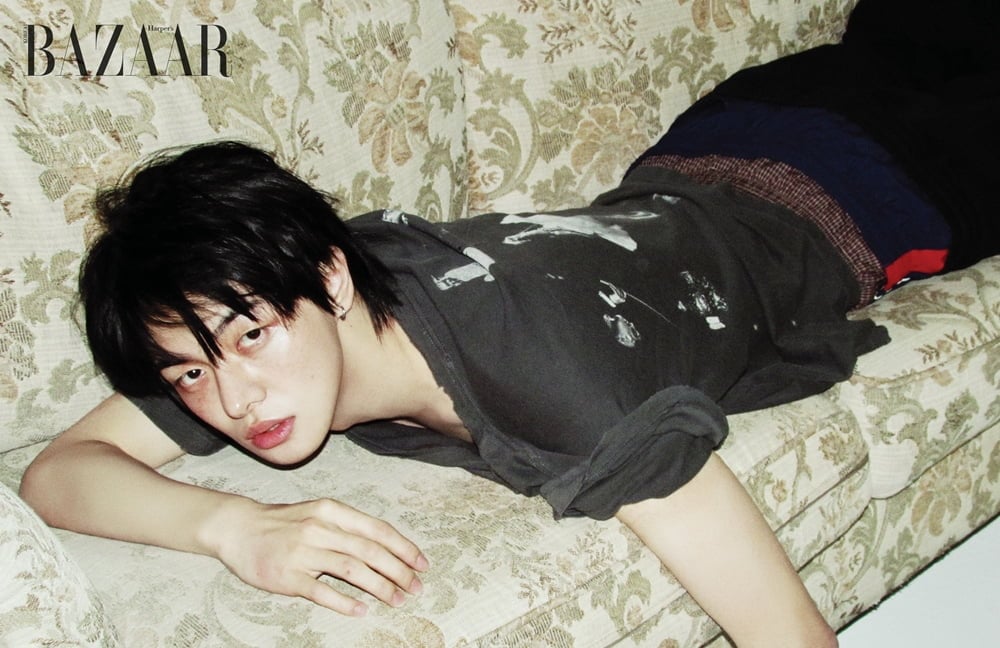 Rio of the boy group ALPHA DRIVE ONE/Harper's BAZAAR