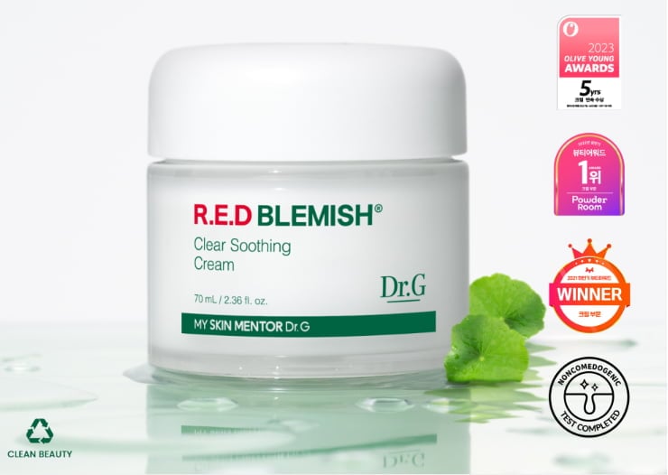 Dr.G Red Blemish Clear Soothing Cream / Olive Young Web Capture