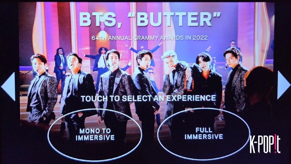 The BTS interactive exhibit at the GRAMMY Museum / Photo by Christina Choi