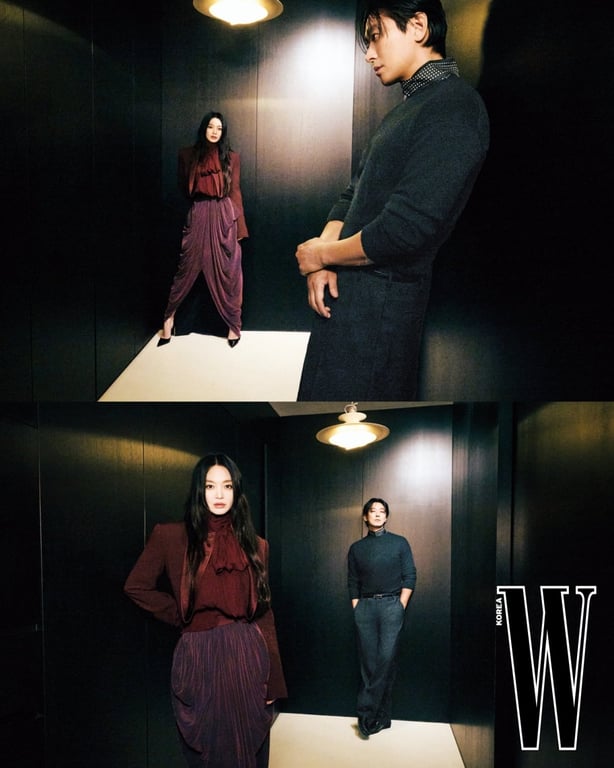 Shin Min-a and Ju Ji-hoon