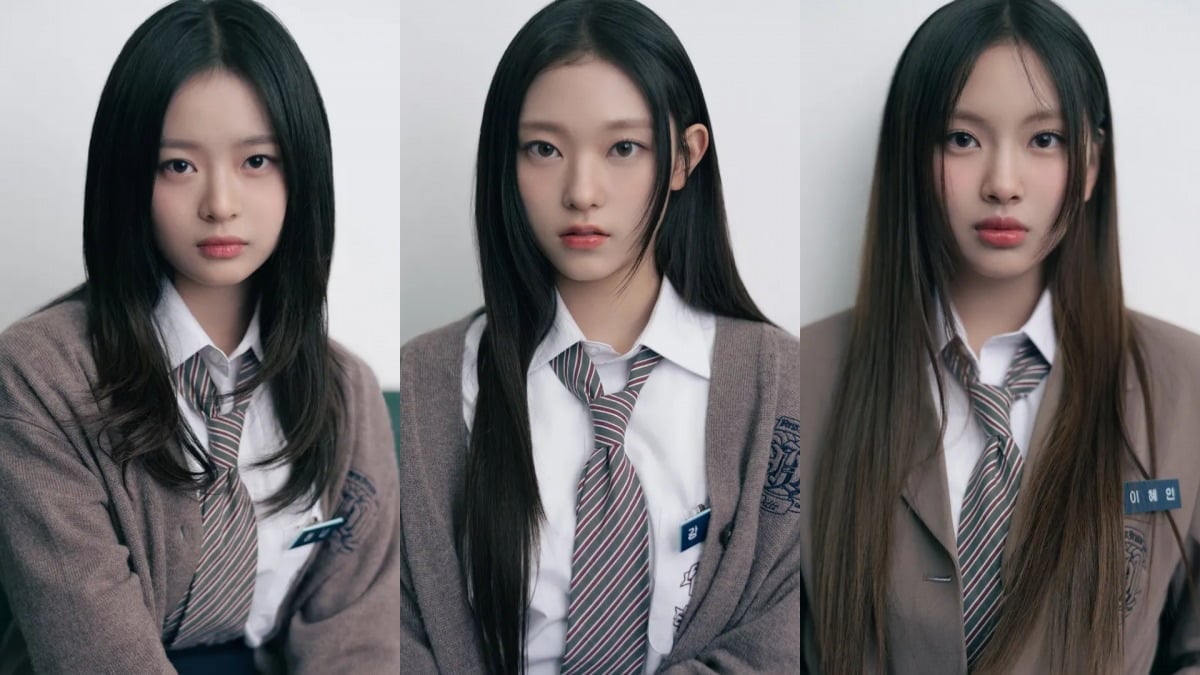 (From left) Hanni, Haerin and Hyein of NewJeans. / ADOR