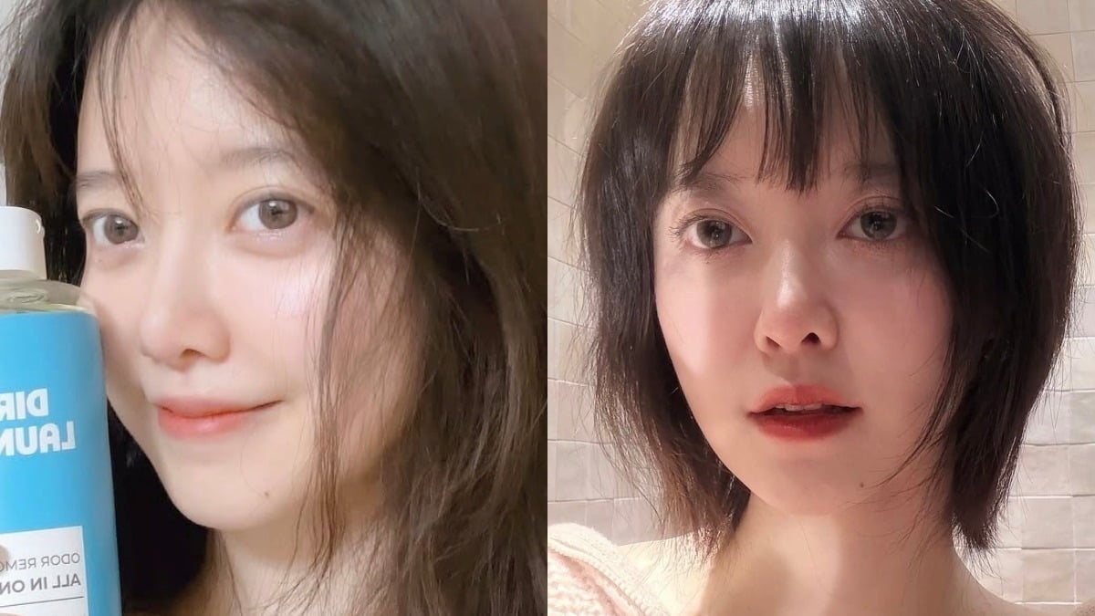 Actress Koo Hye-sun Cuts Her Own Hair With an Eyebrow Razor at Home