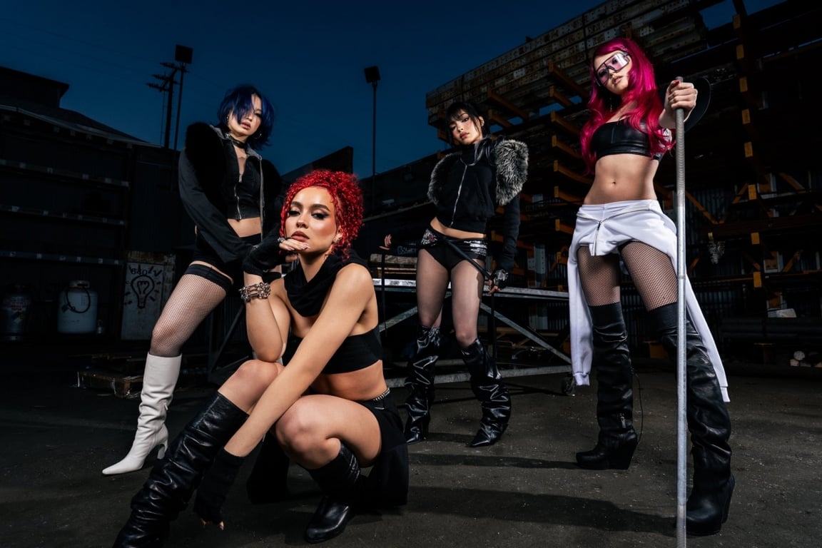 GIRLSET "CHAT" Group Photo / @GIRLSETofficial on X