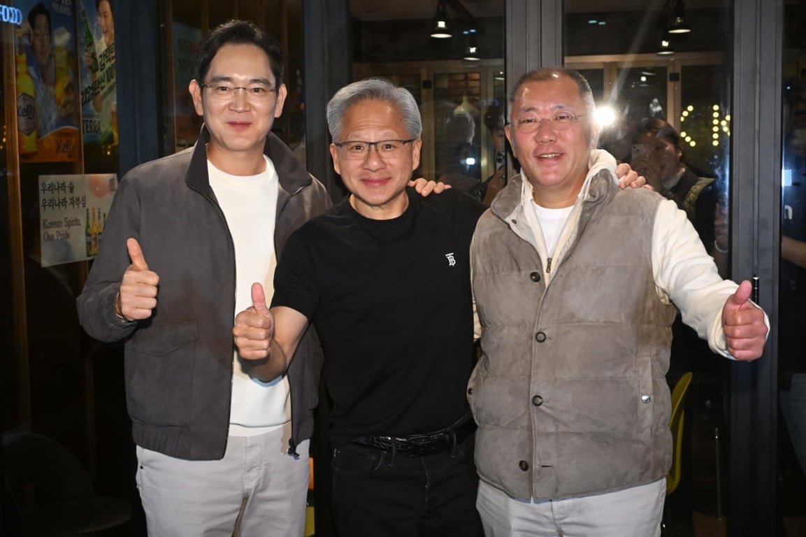 Jensen Huang Orders 113 BBQ Chickens at Seoul Baseball Game