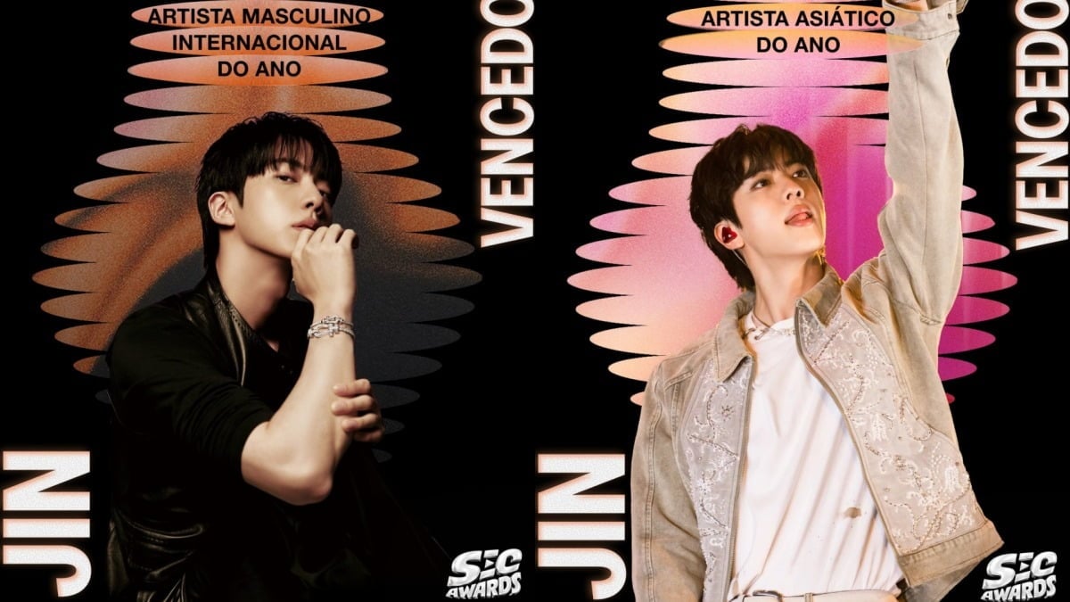 BTS' Jin Wins Three Awards at Brazil's SEC Awards 2026