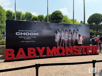 Fans at Photo-Zones for BABYMONSTERS CHOOM World Tour in Seoul / K-POPIT