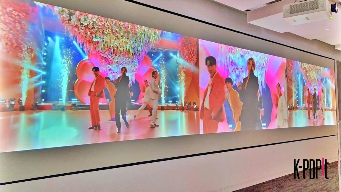 BTS' “Dynamite” performance featured in the fourth-floor exhibition hall / Photo by Christina Choi