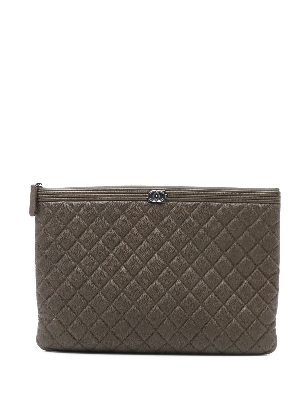 2016-2017 Large Quilted Caviar Boy O Case clutch bag