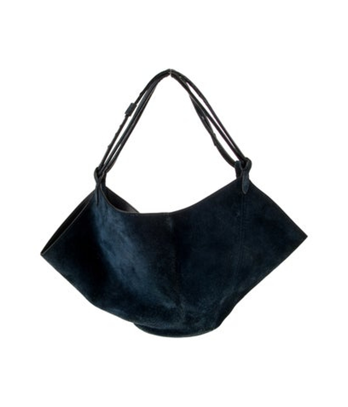 Khaite Suede Top Handle Bag