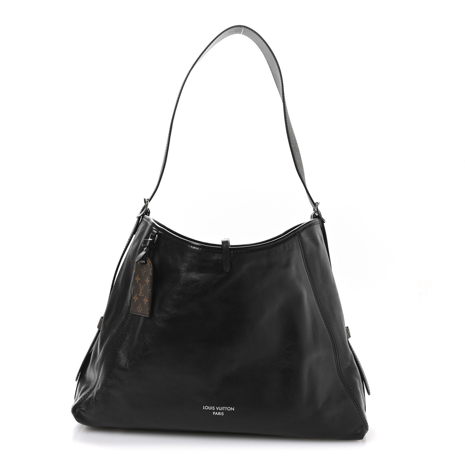 Louis Vuitton Lambskin CarryAll Vibe MM Black