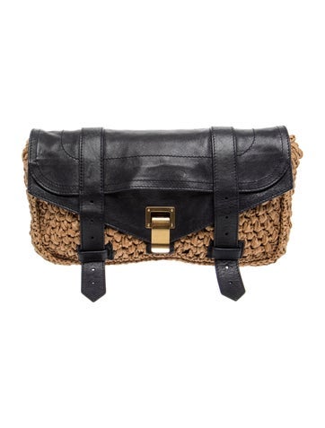 Raffia Clutch