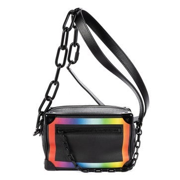 Leather Ltd. Ed. Virgil Abloh Mini Rainbow Soft Trunk