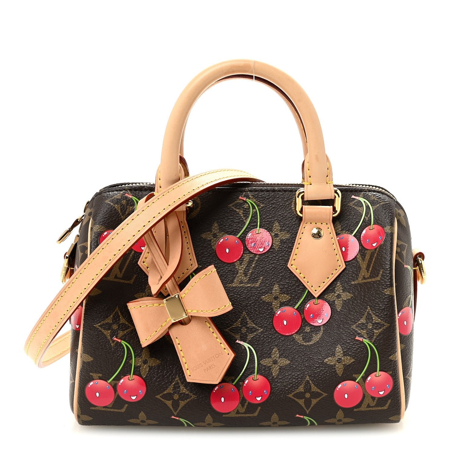 Louis Vuitton Louis Vuitton LV X TM Monogram Cerises Speedy Bandouliere 20