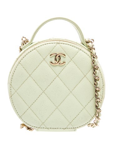 Handle With Care Round Vanity Case