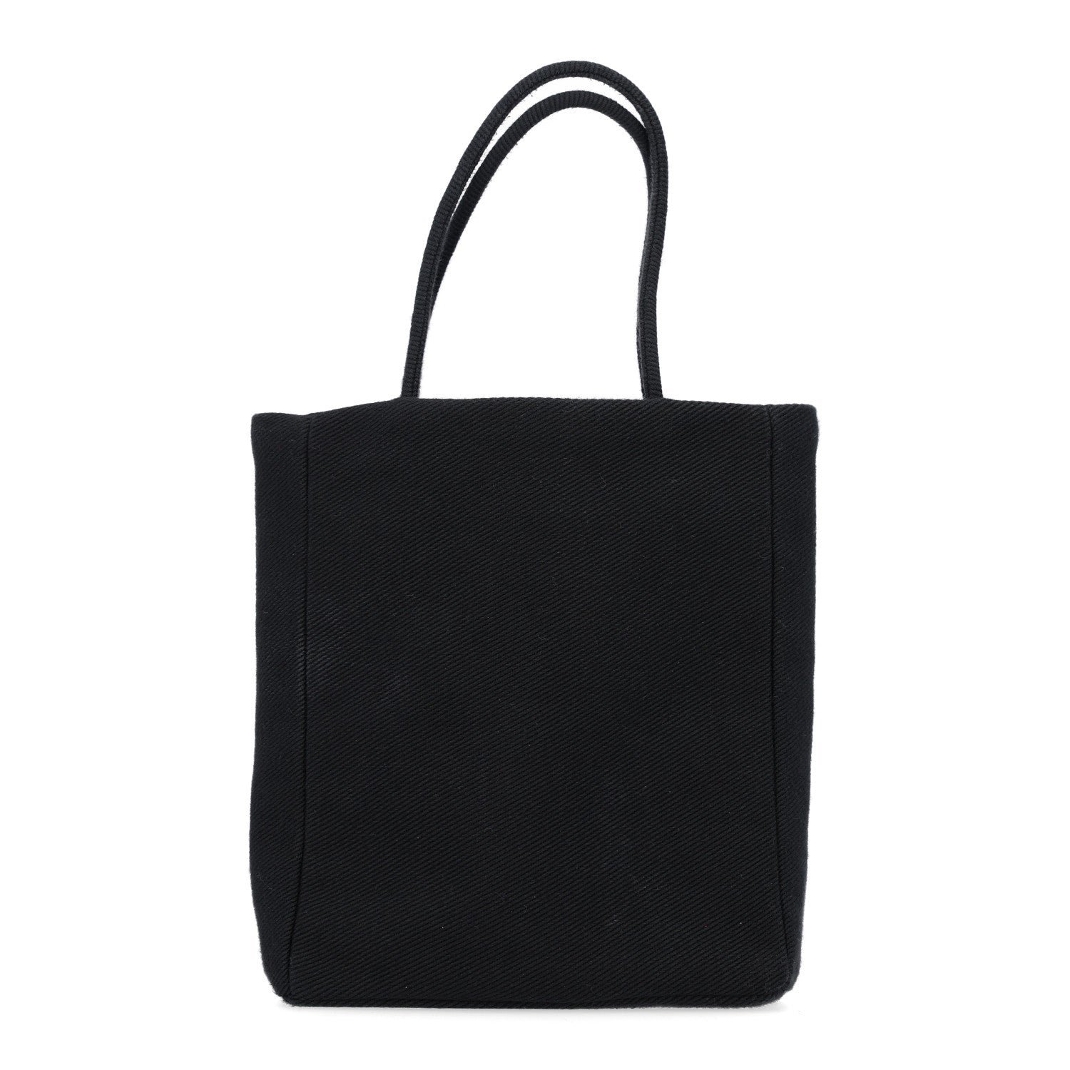 The Row Cotton Twill Cecily Top Handle  Black