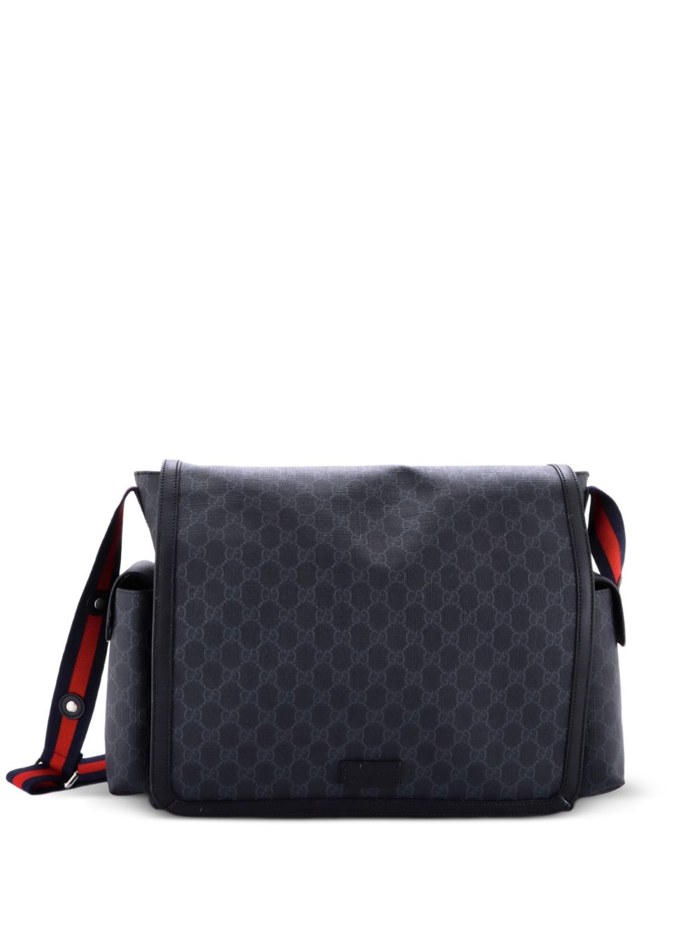 Web Strap Diaper Bag GG Coated Canvas Small crossbody bag