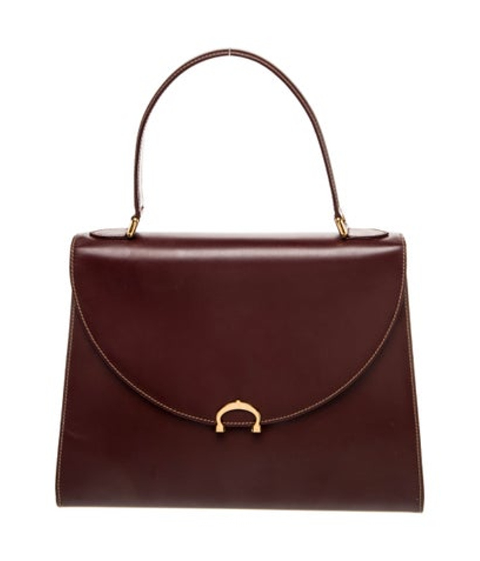 Cartier Leather Top Handle Bag