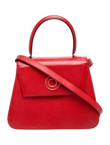 Leather Top Handle Bag