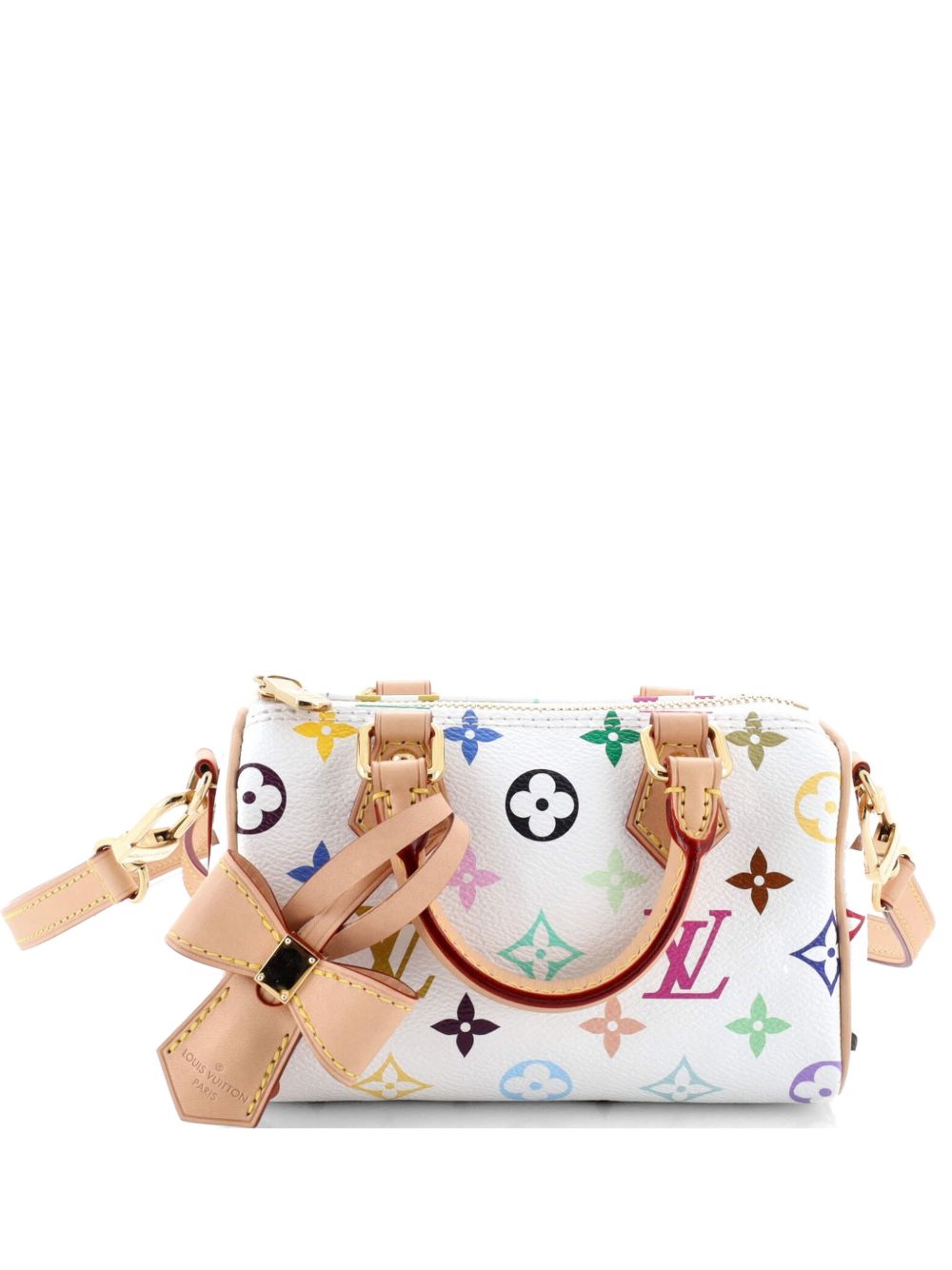 x Takashi Murakami Speedy Bandouliere NM Bag Monogram Multicolor Nano satchel