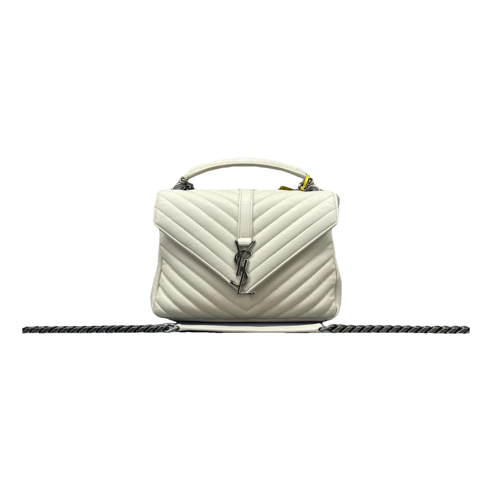Collége monogramme leather handbag