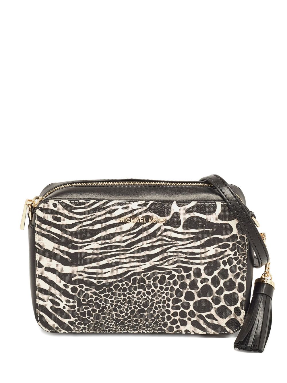 pre-owned animal-print crossbody bag