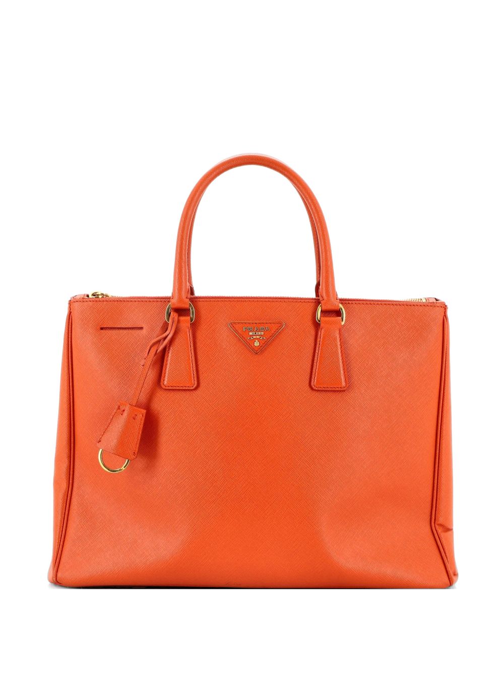 Double Zip Lux Saffiano Leather Large tote bag