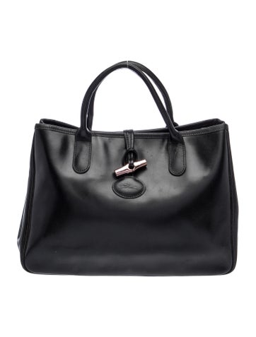 Leather Top Handle Bag