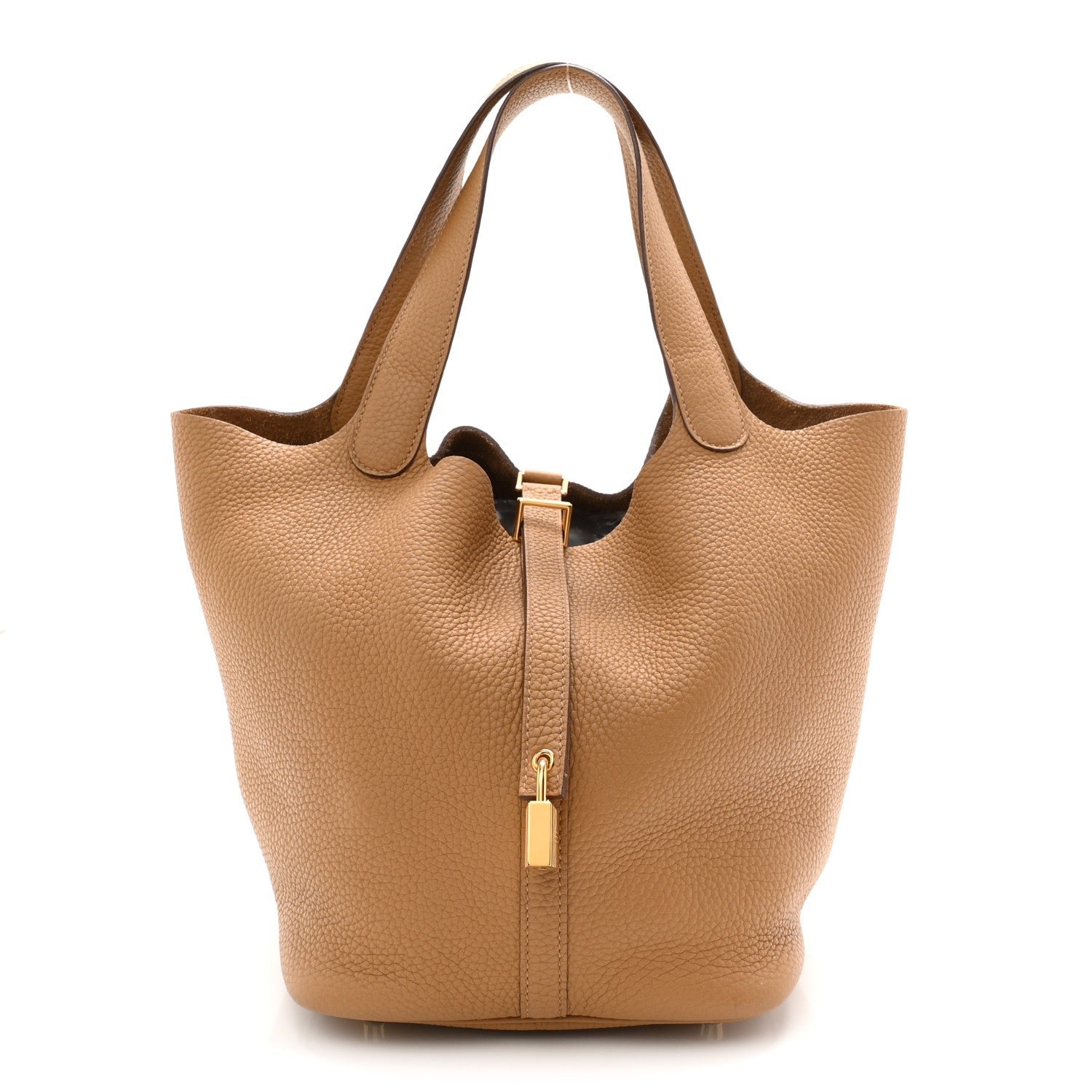 Hermes Hermes Taurillon Clemence Picotin Lock 18 PM Chai