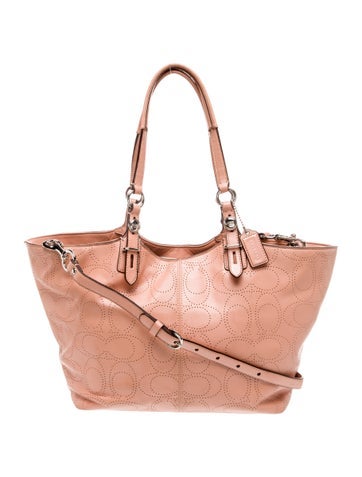 Coach Leather Top Handle Bag