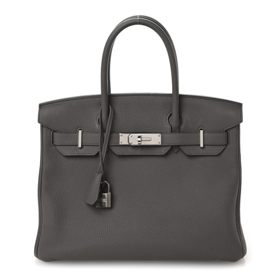 Hermes Togo Birkin 30 Etain
