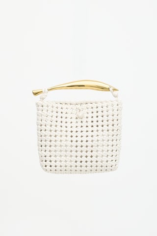 Leather Crochet Sardine Bag