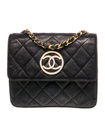 Mini CC Quilted Flap Bag