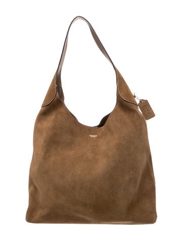 Suede Brooklyn shoulder bag 28