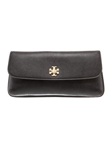 Saffiano Leather Clutch