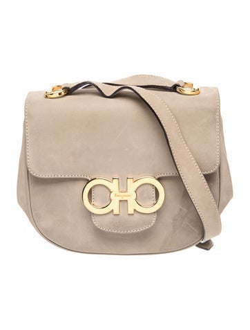 Ferragamo Suede Crossbody Bag