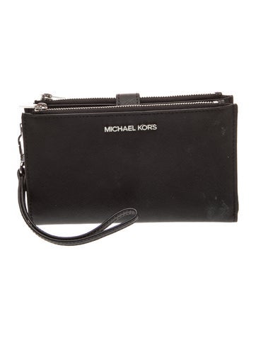 Saffiano Leather Clutch