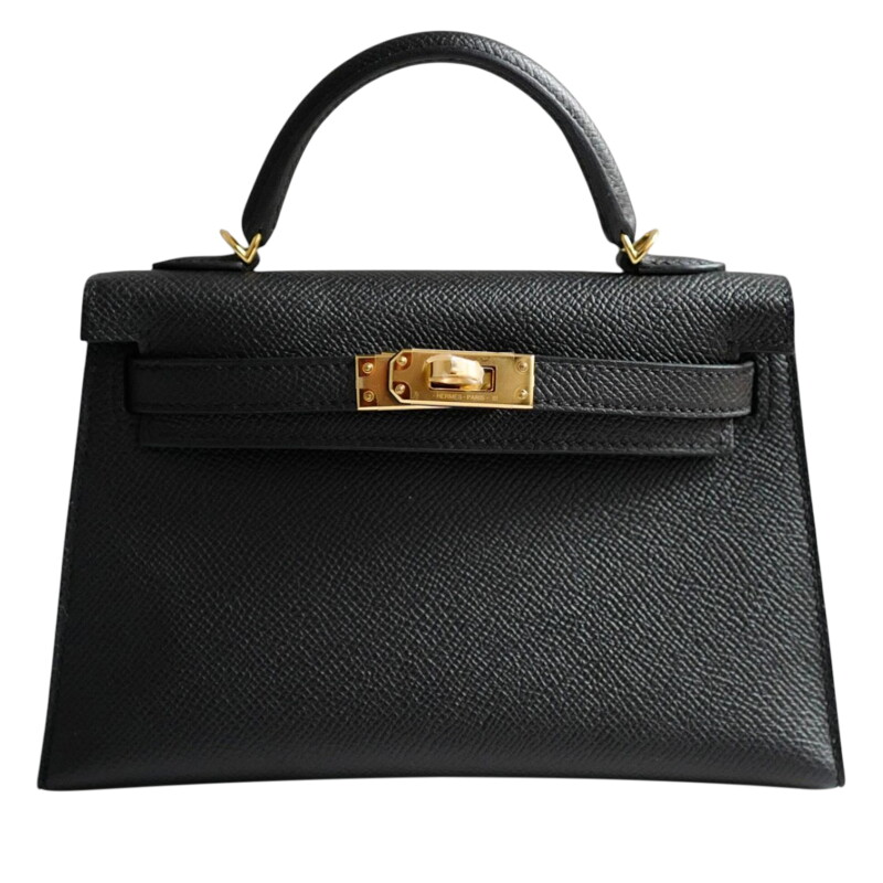Black Epsom Mini Kelly 20 II Gold Hardware, 2026