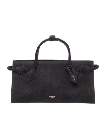 Alaia Suede Top Handle Bag