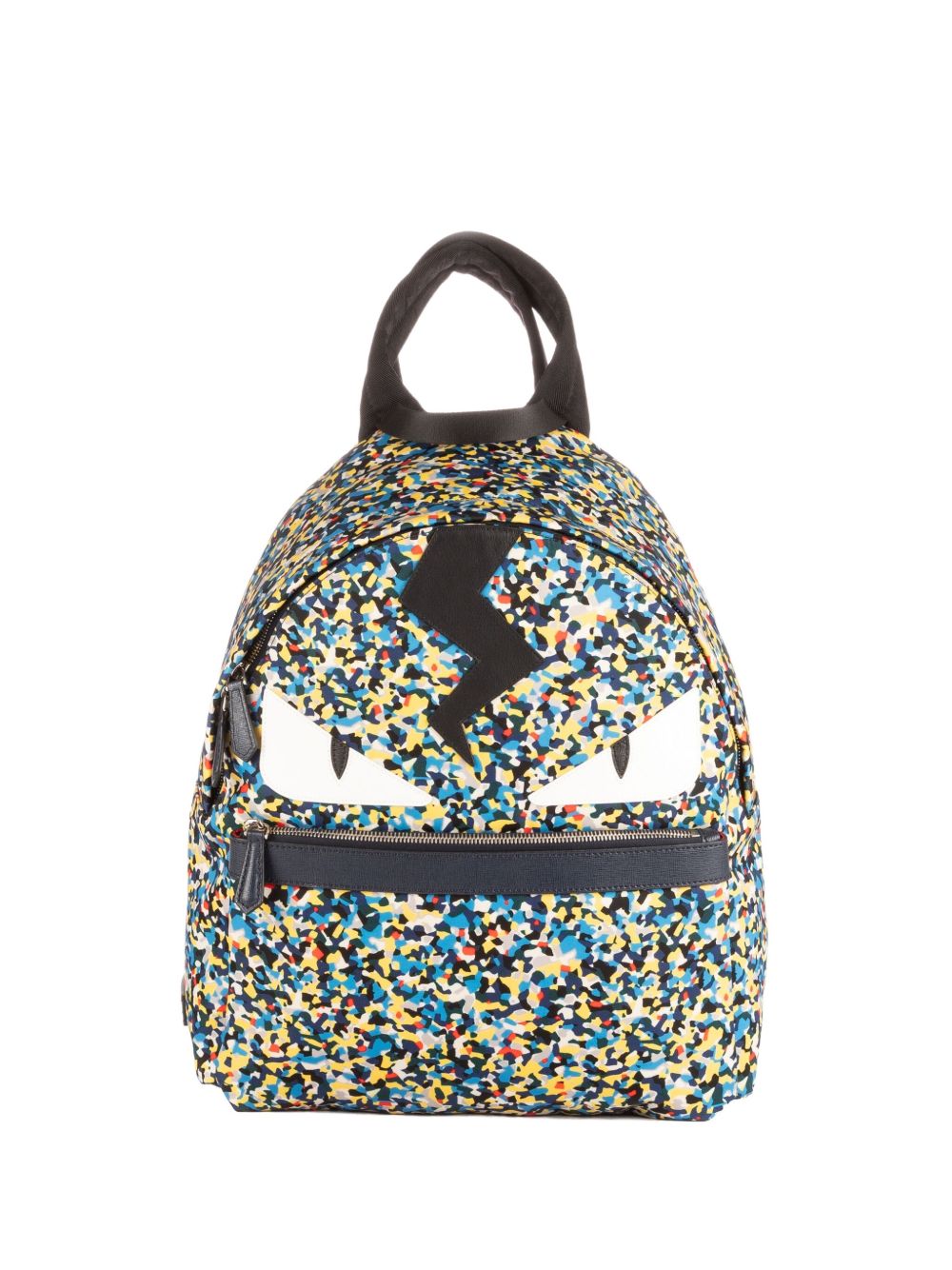 abstract-print backpack