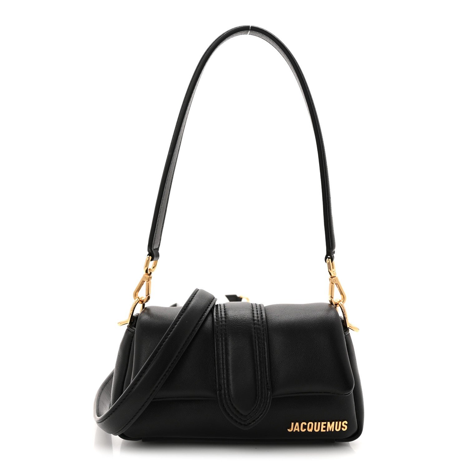 Jacquemus Padded Lambskin Le Petit Bambimou Black