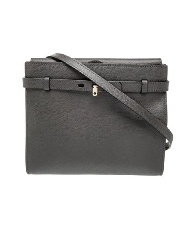 Valextra Leather Messenger Bag