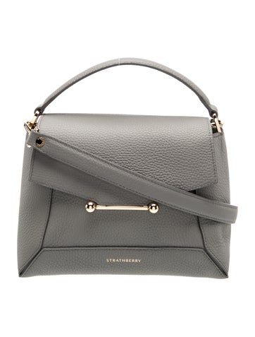 Leather Mosaic Handle Bag