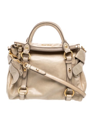 Leather Top Handle Bag