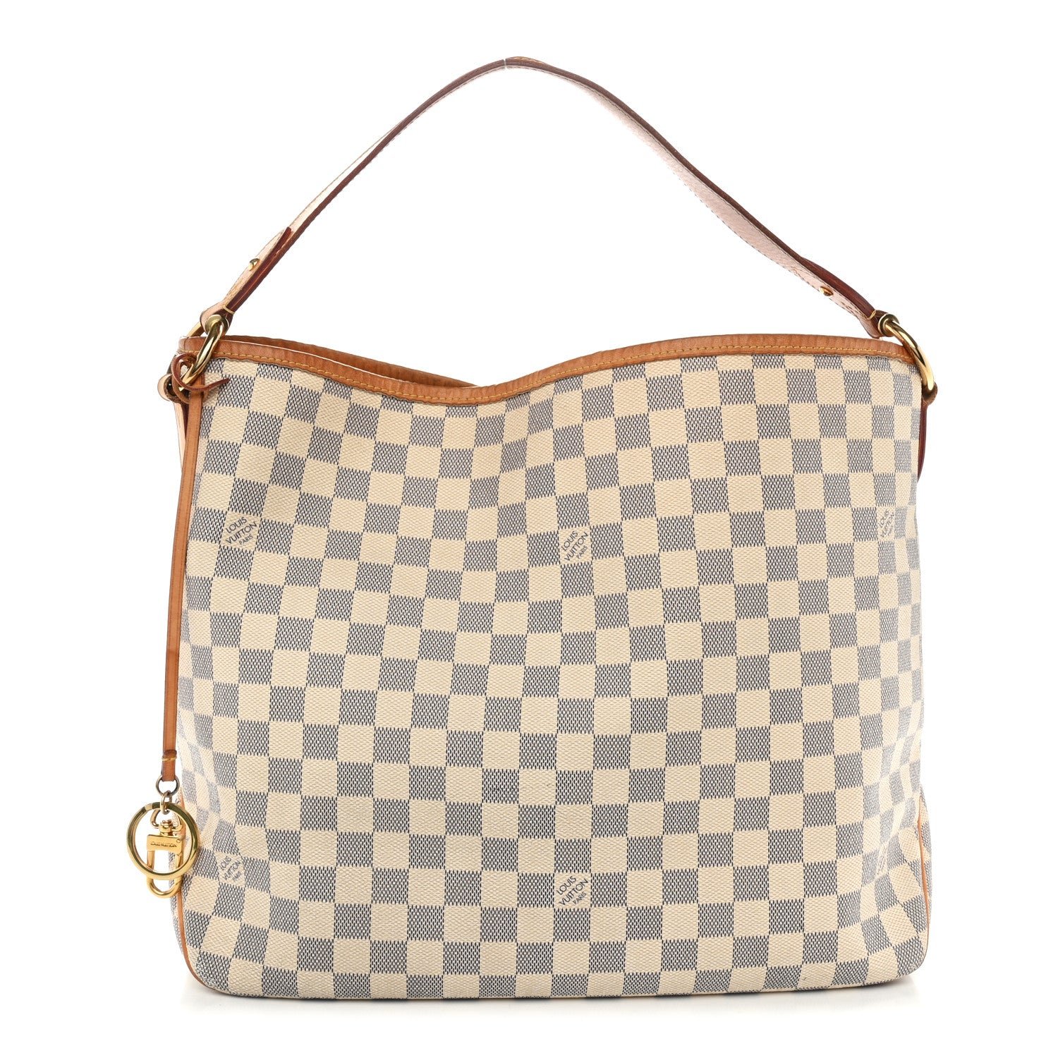 Louis Vuitton Damier Azur Delightful PM Rose Ballerine