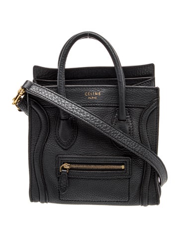 Celine Leather Luggage Nano Vintage