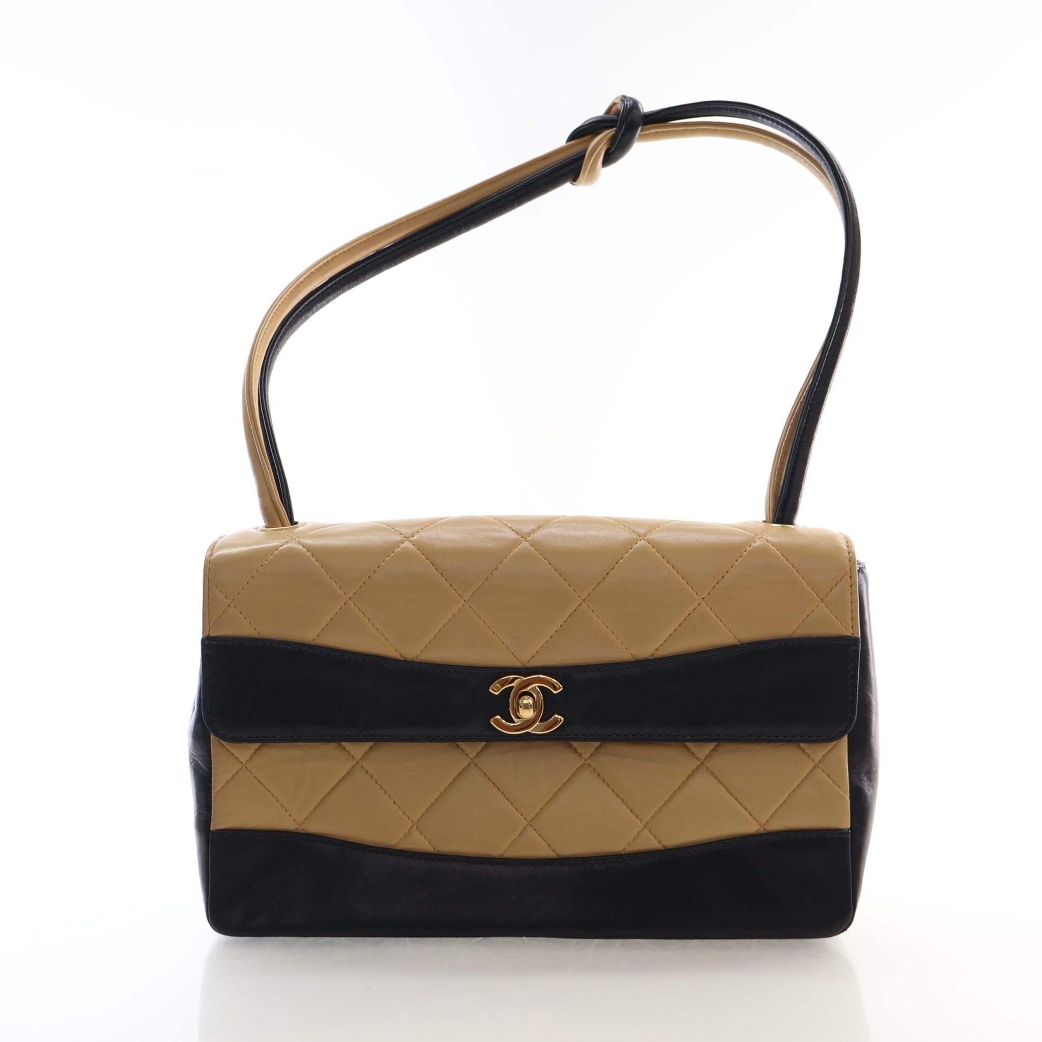 Chanel Vintage Medium Lambskin Matelasse Bag
