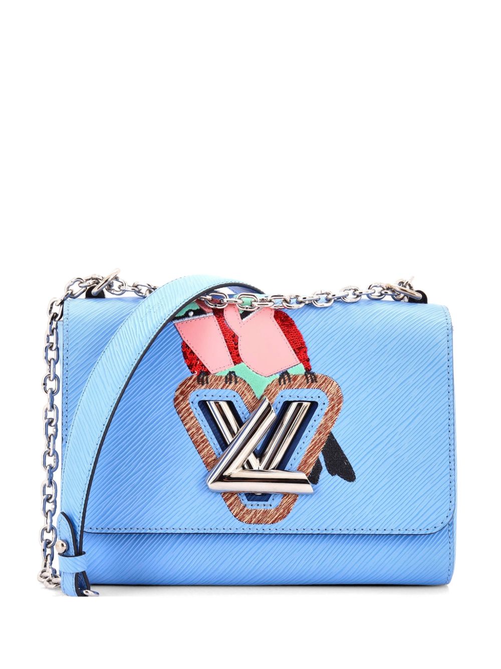 Twist Handbag Bird Motif Epi Leather MM shoulder bag