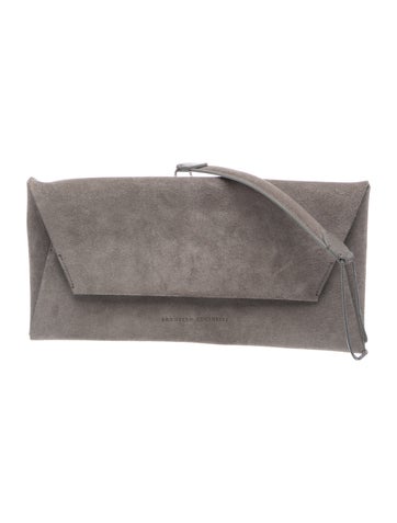 Brunello Cucinelli Suede Clutch