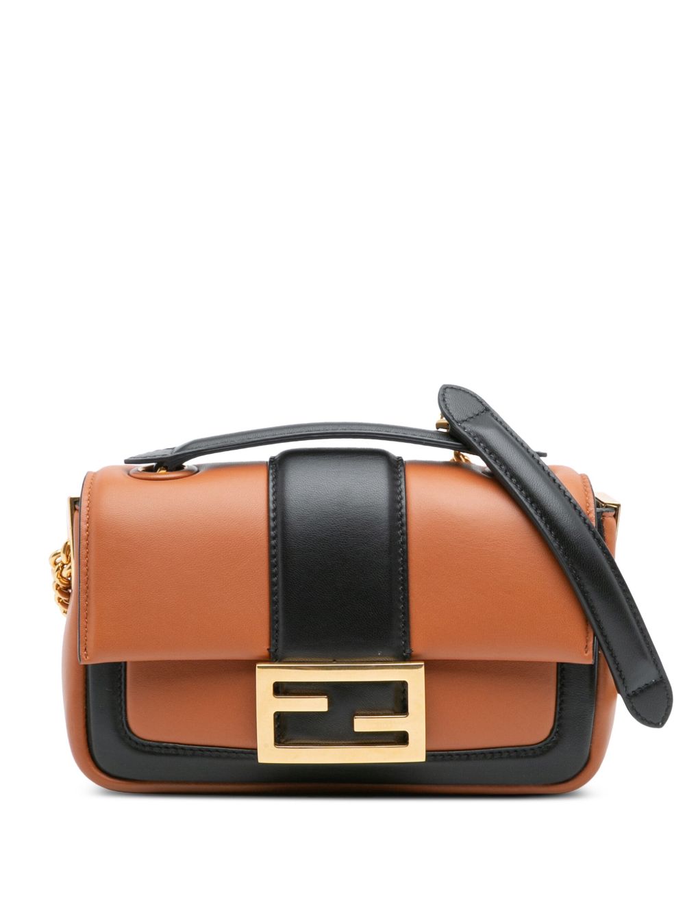 2010-2025 Mini Bicolor Nappa Apolo Chain Baguette shoulder bag