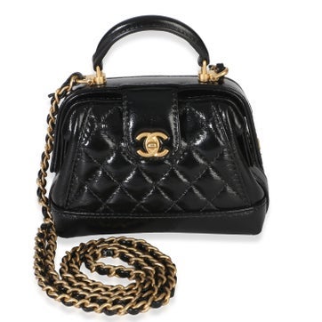 Leather Cocodoc Clutch With Chain